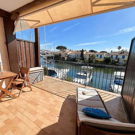 Duplex Climatise Avec Terrasses Et Parking A Port - Fr-1-868-28 Apartament Grimaud